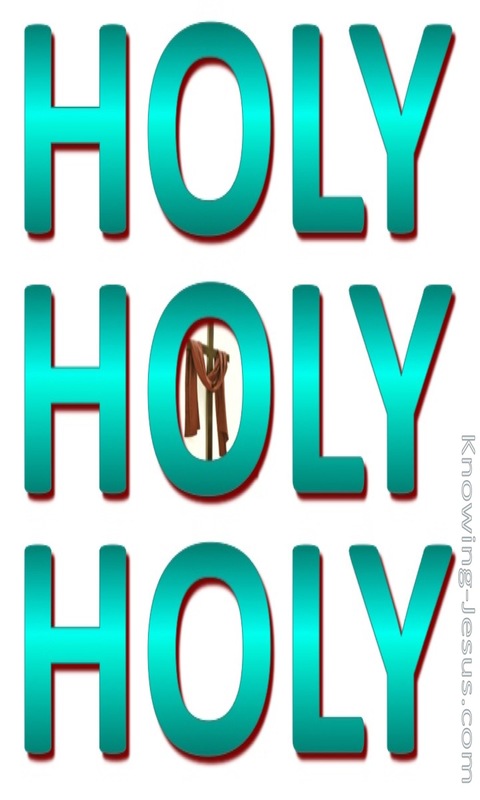Revelation 4:8 Holy, Holy, Holy (green)